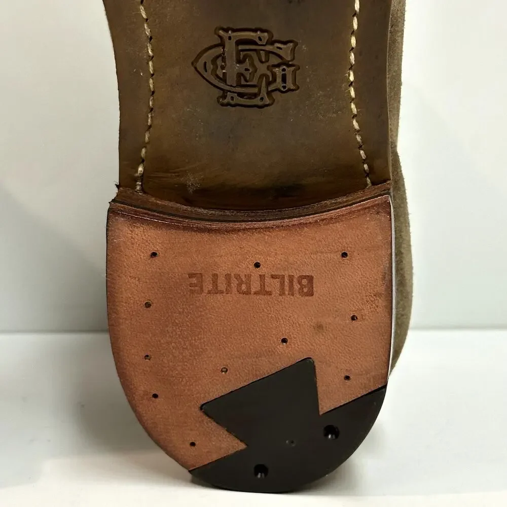 NEW HEELS Edward Green Shanklin Chukka Boot Mushroom Suede UK 7 / US 7.5